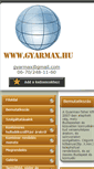 Mobile Screenshot of gyarmax.hu